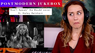 Postmodern Jukebox quotDont Speakquot No Doubt Cover ft Haley Reinhart REACTION amp ANALYSIS by Vocal Coach [upl. by Aljan]