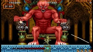 Ghouls n Ghosts Arcade All Bosses No Damage [upl. by Babb930]