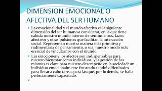 LAS DIMENSIONES DEL SER HUMANO 2 [upl. by Zephaniah]