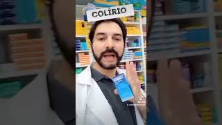 Colírio simples orientacão farmacia drogaria prescrição humor farmacos humor prescrição far [upl. by Attenrev434]