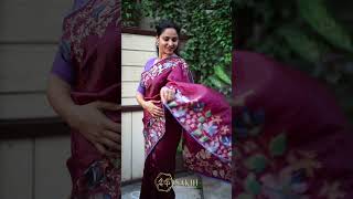 Sakhithe house of kanchi weaves  Pure Soft Tissue Floral Sarees  Free Shipping [upl. by Eelac]