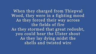 Shankill to the Somme with Lyrics [upl. by Anniram741]