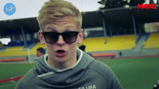 Александр Зинченко читает реп Alexander Zinchenko reads rap Manchester city [upl. by Ahsinrat]