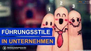 Führungsstile in Unternehmen [upl. by Ashla]