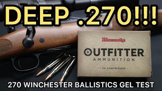 WILDLY INACCURATE 270 Winchester Hornady Outfitter 130gr CX Ammo Test [upl. by Pincus]