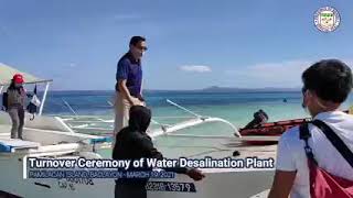 First in Philippines Water Desalination Plant in Bohol [upl. by Rexfourd]