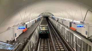 Cab ride Métro Ligne 4 RATP  Trajet Complet en Timelapse [upl. by Einwahs]