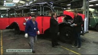 Un autocar unique au monde en Alsace [upl. by Nyrret]