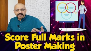 How to design a Poster  Poster Making Format  How to make posters for Class XI amp XII English CBSE [upl. by Lawan]