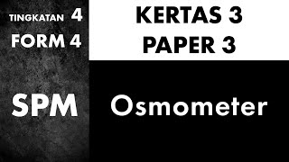 Paper  Kertas 3  Bab 3  Osmometer Bilingual  DwiBahasa [upl. by Jonas]