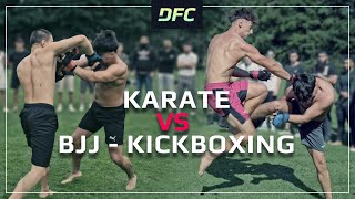 MMAFighter vs Karateka vs Kickboxer vs Grappler  Afghan vs Serb  DFC [upl. by Notlim]