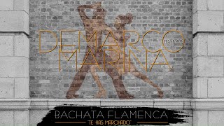 Demarco Flamenco  Bachata flamenca quotTe has marchadoquot ft Marina Lyric Video Oficial [upl. by Rosemaria]