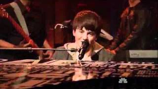 AWESOME Greyson Chance Live Performance  quotWaiting Outside the Linesquot Live on Late Night [upl. by Winnie]