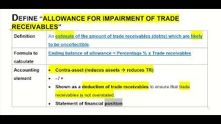 Trade Receivables Allowance Writing off debt Part 1 of 4 [upl. by Copland]