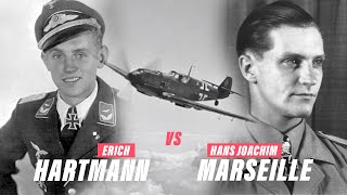 Battle of the Aces Erich Hartmann vs HansJoachim Marseille [upl. by Tarryn39]