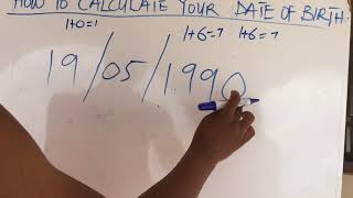 HOW TO CALCULATE YOUR DATE OF BIRTH [upl. by Zetnom]