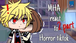 mha react to horror tiktoks 23 [upl. by Nodnahs]