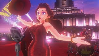 Super Mario Odyssey  Pauline Band Festival w Jump Up Super Star [upl. by Enyawud]