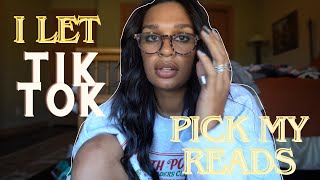 I let tik tok pick my reads heres what happenedreading vlog [upl. by Magbie]