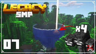 Legacy SMP  07  Starting our FISHBOWL TREEHOUSE BASE  Survival Minecraft 115 [upl. by Rozella]