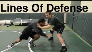 Lines Of Takedown Defense Basic Wrestling and BJJ Moves and Technique For Beginners [upl. by Enoj]