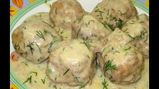 Pulpety w sosie koperkowympomysł na pyszny obiad klopsiki w sosie koperkowym meatballs [upl. by Natloz234]