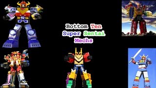 The Tokucast Bottom Ten Super Sentai Mechs [upl. by Garlen]