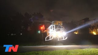 Los vuelos nocturnos del SAME con helicópteros de rescate desde adentro [upl. by Narak642]