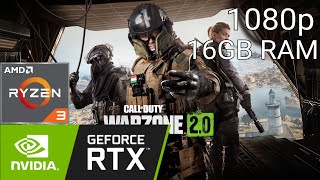 Call of Duty Warzone 20  Ryzen 3 3200G  RTX 3050 8GB amp 16GB RAM [upl. by Bolme198]