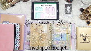 Enveloppe Budget Bilan Septembre  Remplissage Octobre [upl. by Obe601]