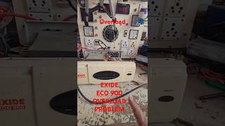 EXIDE ECO 900 overload problem inverter EXIDE inverterkaisebanaye [upl. by Llenrap]