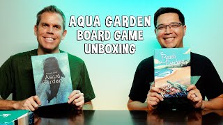 Unboxing Aqua Garden  Aquarium Board Game [upl. by Ybsorc]