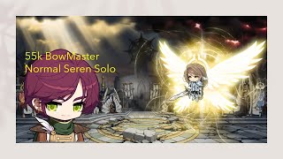 MapleStory 55k BowMaster Normal Seren Solo [upl. by Utimer]