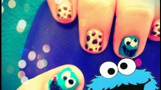 Uñas Cookie MonsterD [upl. by Radborne]