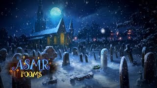 Christmas in Godrics Hollow  Harry Potter Inspired ambience  1 hour Holiday Soundscape amp Snow [upl. by Sirob]