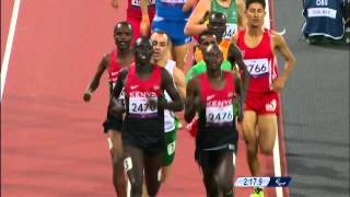 Athletics  Mens 1500m  T46 Final  London 2012 Paralympic Games [upl. by Lexerd470]