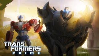 Transformers Prime  The Origin Story of Optimus Prime amp Megatron  Transformers Official [upl. by Galang171]