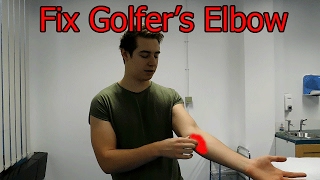 How to FIX Golfers Elbow Medial Epicondylitis With Correction Exercises [upl. by Adnauqahs]