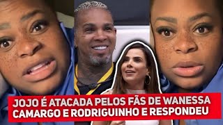 JOJO TODYNHO DÁ RECADO PARA OS FÃS REVOLTADOS DE WANESSA CAMARGO E RODRIGUINHO APÓS SER CRITICADA [upl. by Desireah]