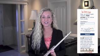 Free Flute Lessons Learn Flute Online [upl. by Yelahc78]