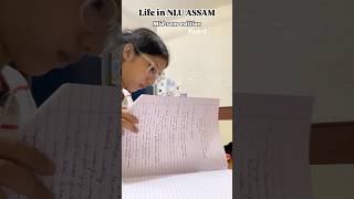 Life in NLU Assam  Midsem edition  Part1 nlu nluassam lawschool exampreparation adayinmylife [upl. by Yrrot]