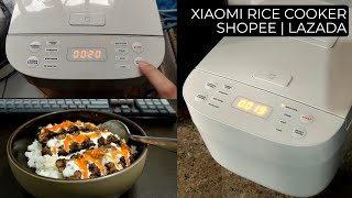 Xiaomi Mijia C1 Rice Cooker  How to Use  Unboxing  Shopee  Lazada [upl. by Cordy]