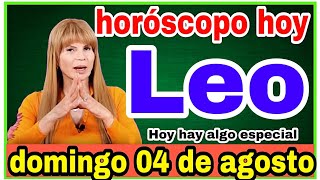 horóscopo de leo para hoy 04 de agosto 2024 [upl. by Morette974]