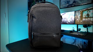 Tumi Harrison Bradner Review  A Slim Elegant Backpack [upl. by Stephanus385]