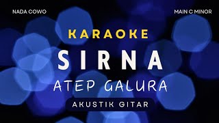 SIRNA  ATEP GALURA  akustik karaoke [upl. by Ayoras]