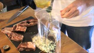 Grilled Lemon Rosemary Lamb Chops  Easy Yogurt Lamb Marinade Recipe [upl. by Steffy]