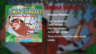 Hakuna Matata Uit quotDe Leeuwenkoningquot [upl. by Nnelg595]