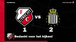 LIVE  FC Utrecht vs Sporting Charleroi [upl. by Llesram306]