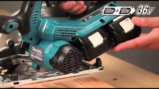 Makita scie circulaire sans fils [upl. by Anilra]