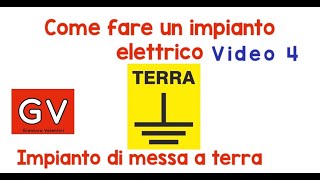 come fare un impianto elettricoimpianto di messa terra [upl. by Enale]